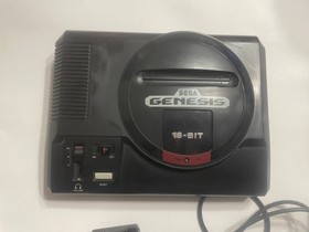 SEGA GENESIS Console 1601 Video Game System 1 Controller 2 games  TESTED WORKING