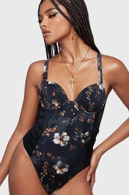 Killstar Bloomrot Swimwear Womens Goth Alternative