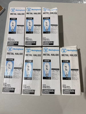 Westinghouse 37418 175W MH175/U Metal Halide Lamp Bulb ED-28 clear Mogul Base