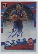 2020-21 Panini Donruss Signature Series Langston Galloway #SG-LGW Auto 0t02