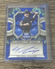 2023 Panini Elite Extra Ed #HG-TVG Trystan Vrieling Hidden Gems Blue Ice Auto NY