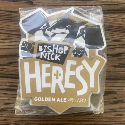 Bishop Nick HERESY Pumpclip/Abzeichen BRANDNEU