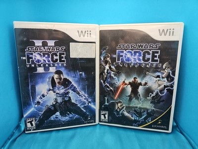 Star Wars: The Force Unleashed 1 & 2 Nintendo Wii Complete Tested Works