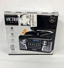VICTROLA 50's Retro Bluetooth Record Player Multimedia V50-200 - Black/ NOB