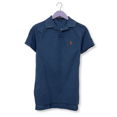 Polo Ralph Lauren blau unifarben Custom Fit - Größe S Herren