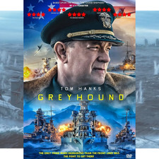 DVD Greyhound WW2 2020 BLU-RAY Tom Hanks English Subtitle Free Delivery