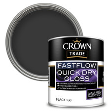 Crown Trade Paint Interior Exterior Fastflow Eggshell | All Sizes | White