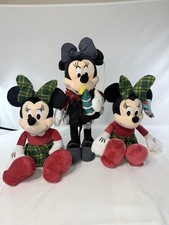 3 Disney Holiday Classics Minnie Mouse 19" Stuffed Animal Plush All 3 Z