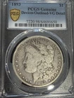 1893 P Morgan Silver Dollar PCGS Genuine - VG Details (98 - Damage)