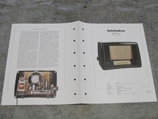 Schaltplan Telefunken R&ouml;hrenradio Radio UKW 6A von 1950 Rundfunkmuseum