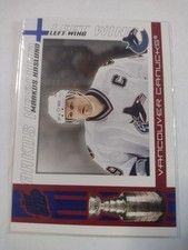 2003-04 Pacific Quest For The Cup Blue Foil #100 Markus Naslund 052/150