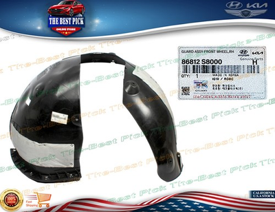 #ad ⭐GENUINE⭐ FRONT Fender Liner RH PASSENGR For Hyundai Palisade 2020 22 86812S8000 $72.54