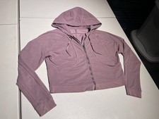 Lululemon Sweatshirt Women  s 4 Scuba Hoodie Full Zipper Velvet Dust Gym Yoga