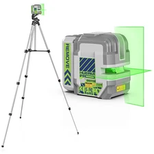 Huepar Pro Laser Level with 55in Tripod, 150Ft Self Leveling Lazer Leveler To...