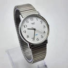 VINTAGE TIMEX Classic 32mm Silver Tone WR 30M Analog MEN'S WATCH