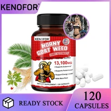 NOW Foods Horny Goat Weed Extract 600 Mg - 60 Capsules*2 bottles