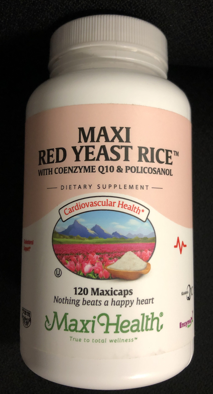 Maxi Health Red Yeast Rice with Co Q10 & Policosanol Cholesterol
