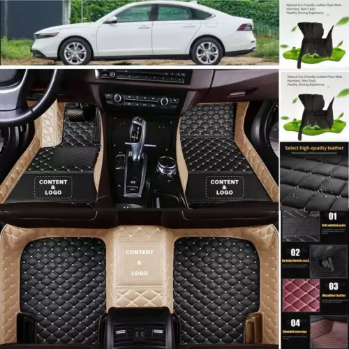 For Toyota Land Cruiser Car Floor Mats All Weather Leather Carpets Cargo Liners - Picture 4 of 28