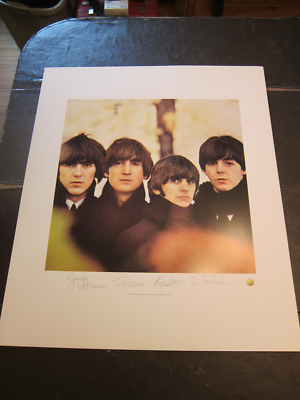 Beatles For Sale Lithograph Album Poster Apple Licensed Plate