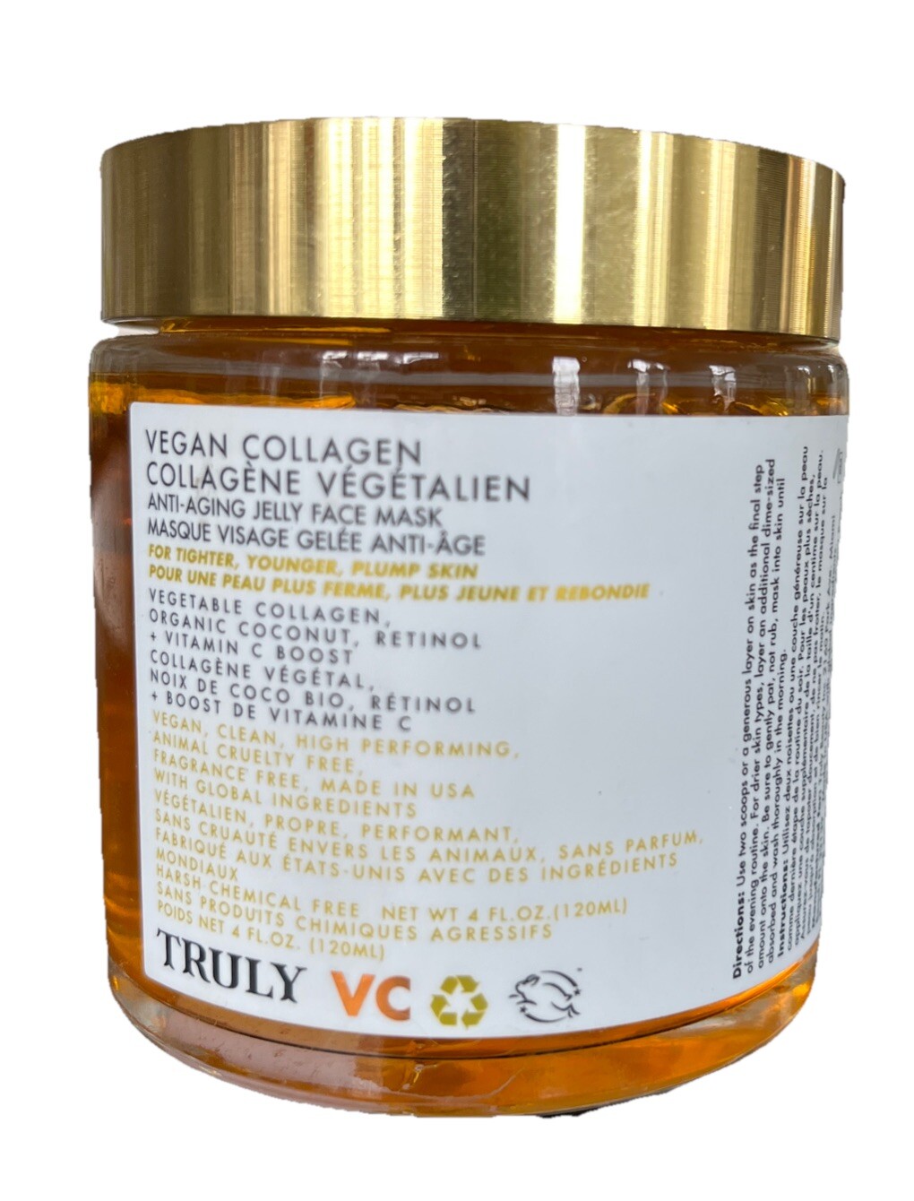 TRULY Vegan Collagen Anti-Aging Jelly Face Mask 4 Fl Oz Hydrating & Plumping