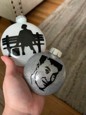 Handmade  Forrest Gump  Christmas ornament see details 