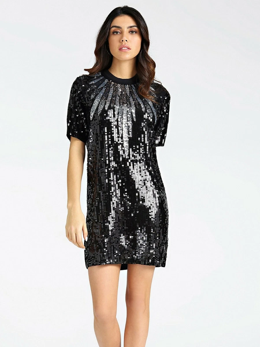 Guess top silver dress