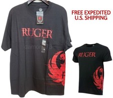 LICENSED RUGER T-Shirt Black Size Large Phoen...