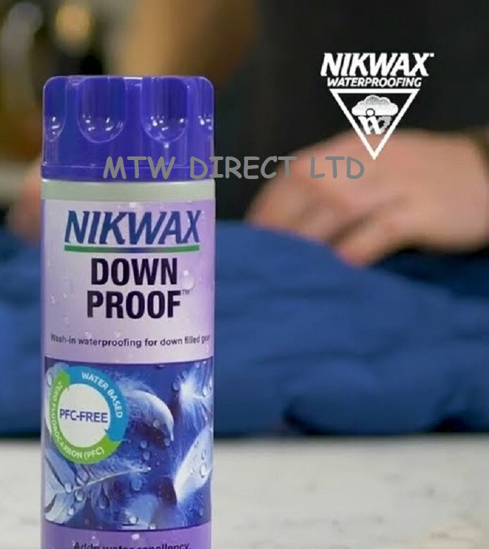 NIKWAX DOWN PROOF WASH IN WATERPROOFING FOR DOWN TEXTILE