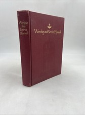 1957 Worship Service HYMNAL Hymns Gospel Songs HOPE PUBLISHING CO Chicago HB