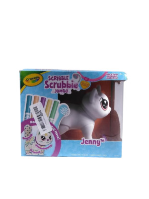 Crayola - Scribble Scrubbie Jumbo, Animal Grooming Toy, Gift DAMAGED BOX