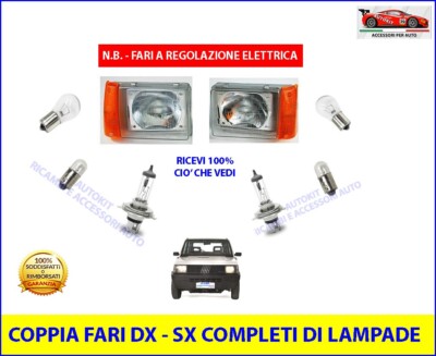 FARO PROIETTORE FANALE ORIGINALE MARELLI DX H4 FIAT PANDA 08/03>09/09 - Foto 6