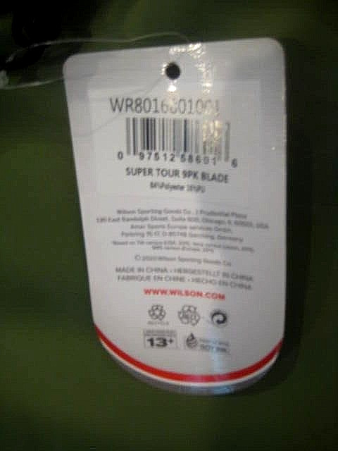 Wilson Super Tour Blade 9 Pack Racquet Bag - Black / Green