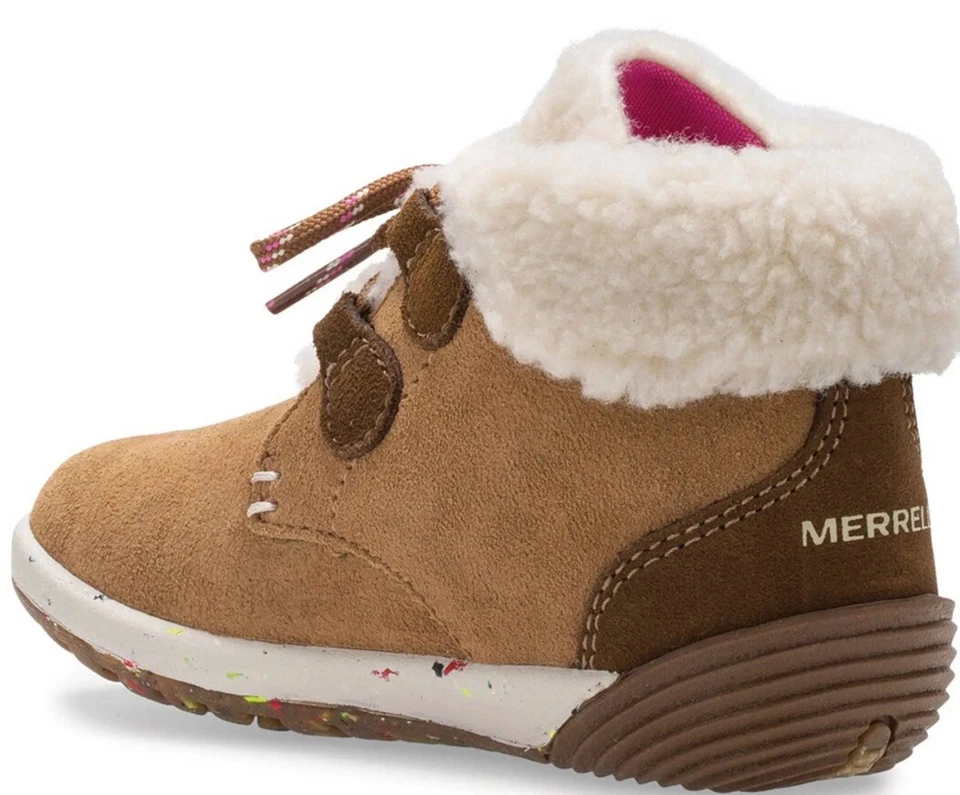 Merrell Kid's Bare Steps Cocoa Boot Size 4M - Image 4 of 4