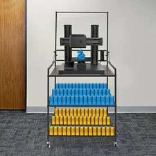 3D Printer Rack, Rolling 3D Printing Stand, Filament Spools Holder Racks Cart