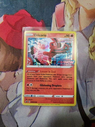 Pokemon Oricorio - Fusion Strike Black Star Prerelease Promo - SWSH168- NM