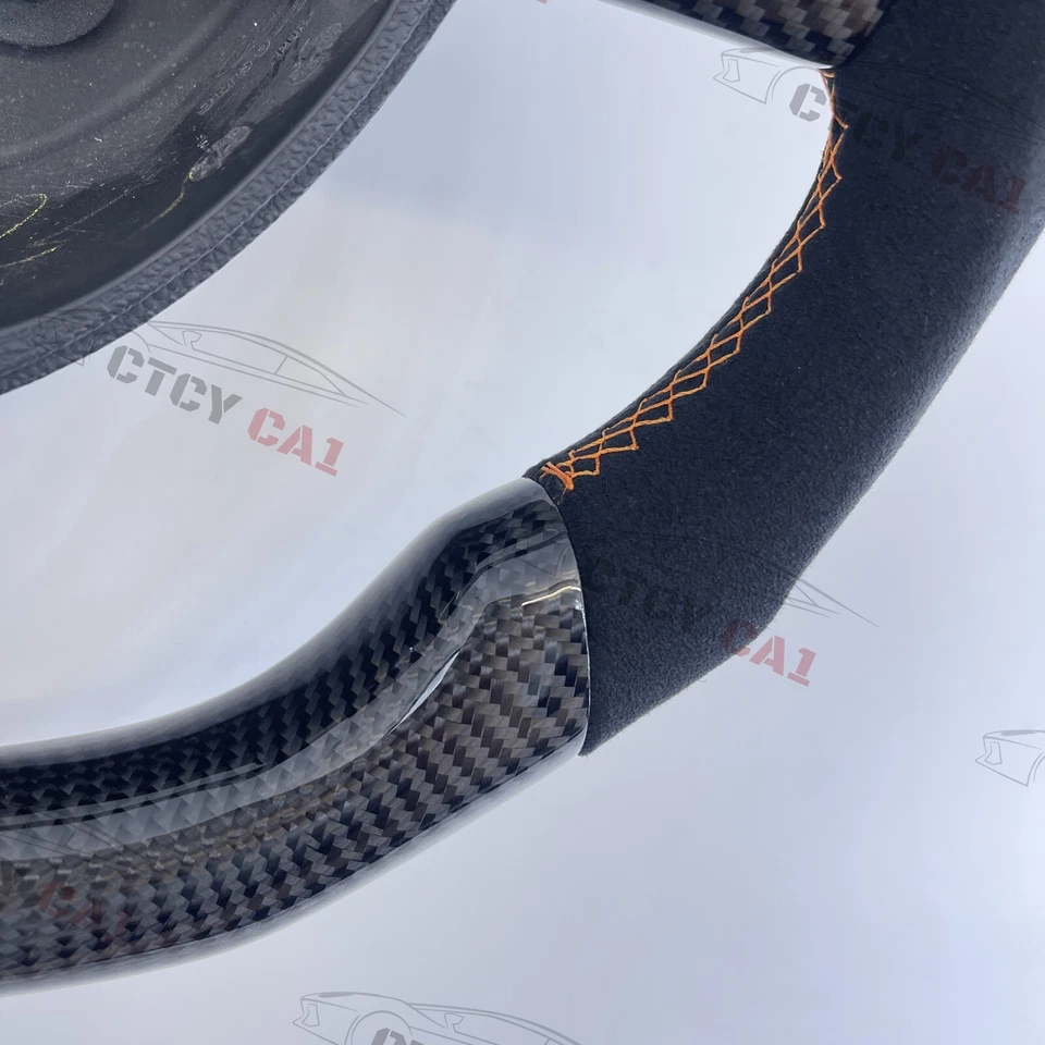 Custom Carbon Fiber Steering Wheel for Ford Focus MK2 ST225 — 第 4/4 张图片