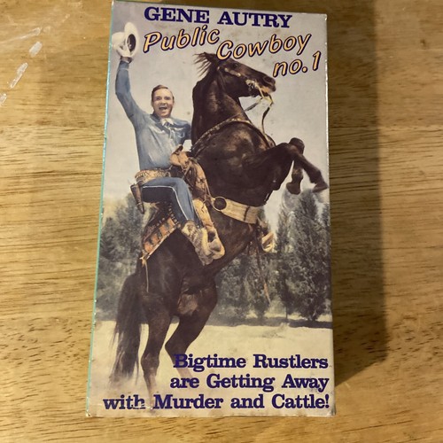 Public Cowboy no. 1 VHS Gene Autry 1989