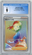 CGC 9 MINT Aroma Lady 221/203 Evolving Skies Rainbow Secret Pokemon on eBay