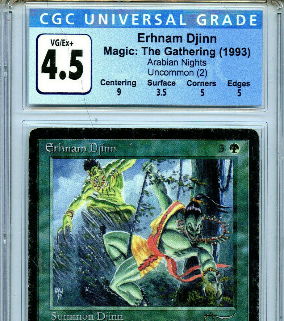 MTG Erthmam Djinn アーナム・ジン　アラビアンナイト　英語 Erhnam Djinn | Anthologies | Star City Games