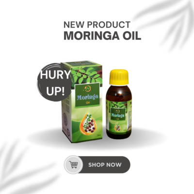 Moringa Oil - 100% Pure Moringa Oleifera Natural Oil - 2oz