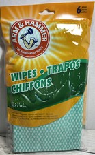 Reusable Wipes 6 Pc Per Pack 4-Packs Total Of 24 Wipes New Unopened Arm  Hammer
