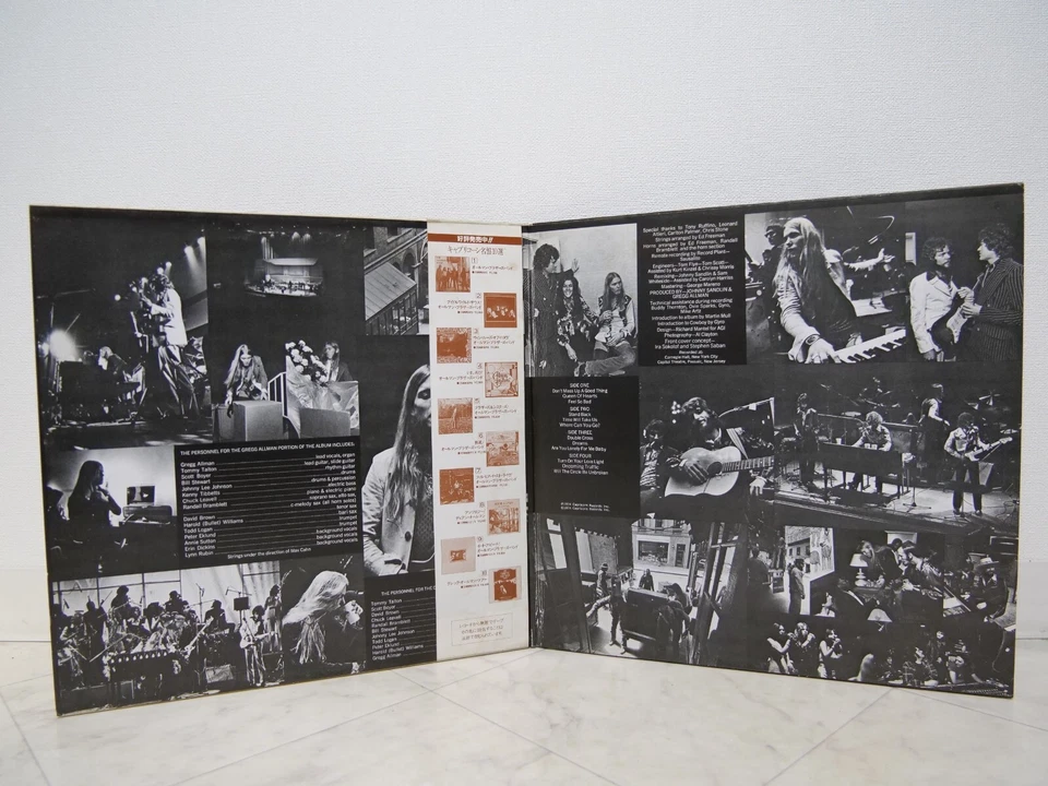 GREGG ALLMAN / TOUR JAPAN ISSUE DOUBLE LP PROMO WL W/OBI, INSERT - Image 3 of 4