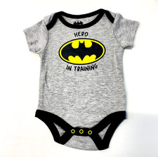 Infant Batman One Piece Outfit - Size 0/6 Month