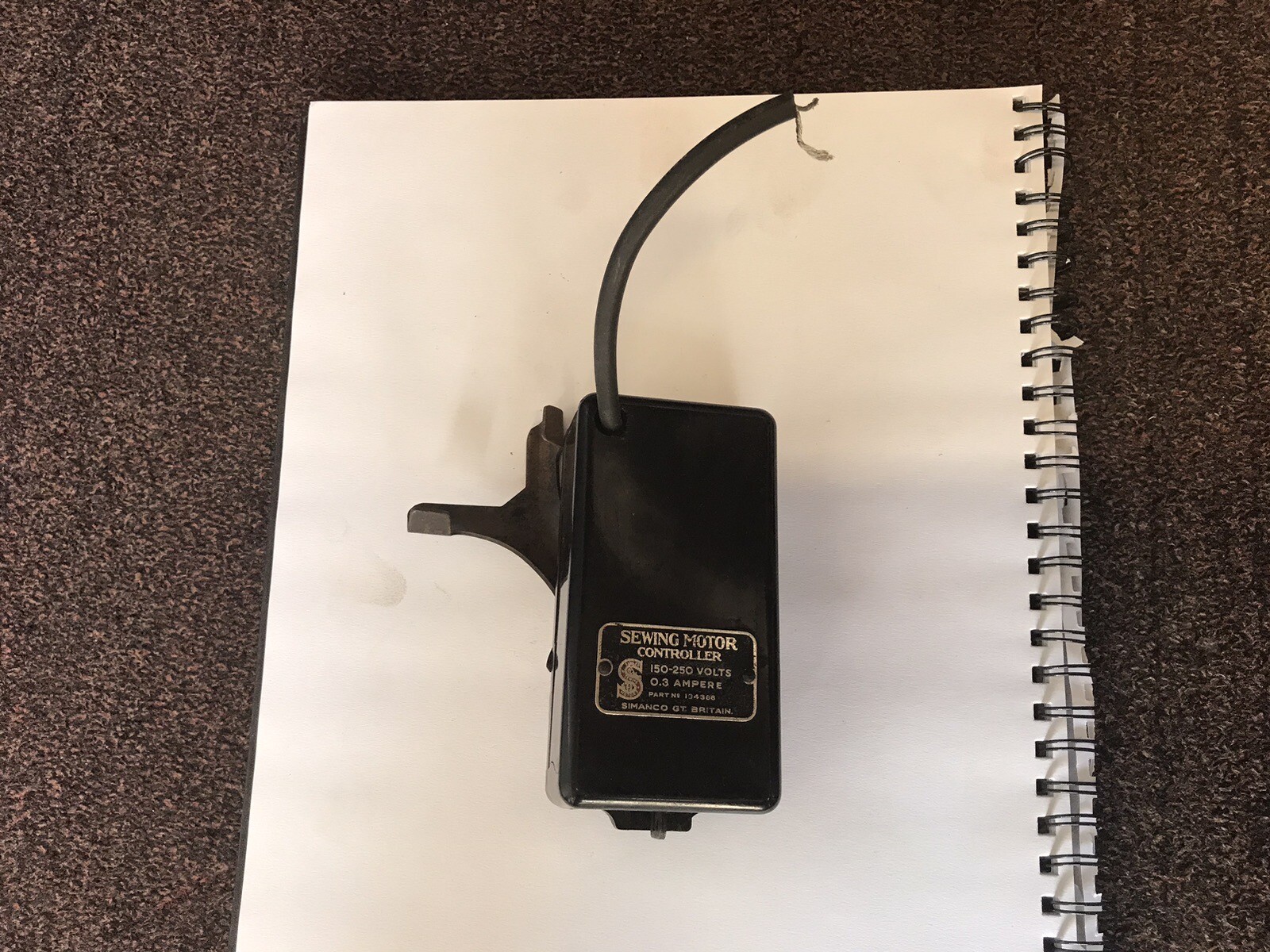 Singer Sewing Machine Motor Controller eBay
