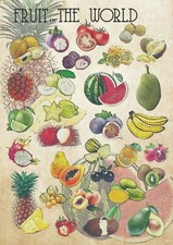 Owoce świata - dekoracyjny plakat A1 + plakat GRATIS + darmowa wysyłka!