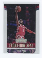 Chris Paul 2018-19 Contenders Front Row Seat Cracked Ice /25 Parallel Suns
