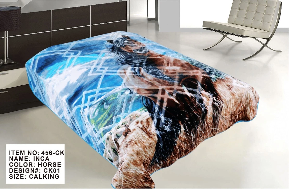 California king online plush blanket