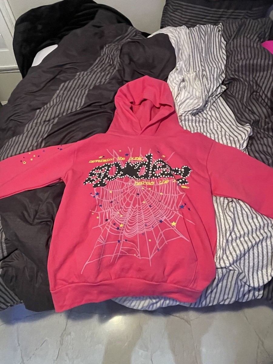 Sp5der Spider P*NK スパイダー パーカー正規品 SP5DER P*nk Hoodie | Pink | FARFETCH