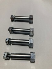 FX FJ HOLDEN SUBFRAME BOLTS WITH SLOTTED NUTS AND WASHERS. LISTING IS FOR  FOUR