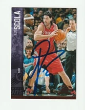 Luis Scola Signed 2012-13 Panini Threads Card #48 Auto Suns NBA Autograph COA